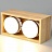 Накладной светодиодный светильник с деревянным корпусом фото 8