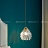Подвесной одиночный светильник со стеклянным плафоном в форме ракушки STEFANI-2 B фото 9