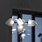 Металлическая люстра в стиле постмодерн ICE 11 плафонов Латунь фото 7