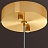 Реечный светильник с шарообразными стеклянными плафонами разного диаметра на изогнутой рейке MATHIA LONG 6 ламп фото 7