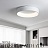 Плоская светодиодная лампа на потолок TRAY 80 см  Черный фото 6