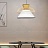 Конусообразный подвесной светильник с бамбуковым оплетением PELLA фото 14