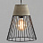Подвесной светильник Cement Droplight Pendant Light СерыйD фото 3