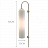 Настенный светильник бра в стиле модерн со стеклянным плафоном VIAN WALL Белый фото 4