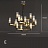 Серия люстр со стеклянными рельефными плафонами вытянутой цилиндрической формы SIDONIA модель D фото 6