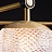 Серия потолочных люстр на лучевом каркасе с направленными книзу шаровидными плафонами с панцирной поверхностью BETHANY B фото 9