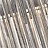 Metall Rain Line Chandelier Серебро (Хром)120 см   фото 8