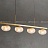 Серия потолочных люстр на лучевом каркасе с направленными книзу шаровидными плафонами с панцирной поверхностью BETHANY D фото 10