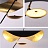 Подвесной светильник CATELLANI & SMITH LEDERAM MANTA S2 PENDANT Gold 60 см   Белый фото 15