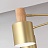 Золотистая люстра в скандинавском стиле с деревянными элементами INGRID 8 плафонов B фото 9