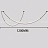 Серия подвесных светильников в виде вытянутых дугообразных светодиодных панелей на черных тросах RILDA фото 3