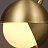 Серия настенных светильников с шарообразным плафоном и металлическим абажуром FLORIS WALL B фото 10